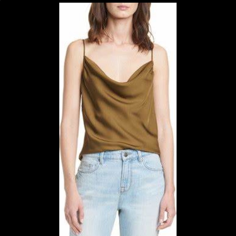 NWT Frame Cami with Cowl Neck